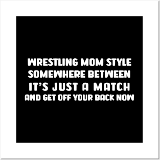 Wrestling mom Posters and Art